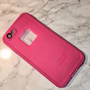 Hot Pink LifeProof Fre case for iPhone 6,6s,7